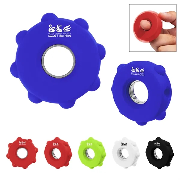Spinning Silicone Finger Fidget Toy