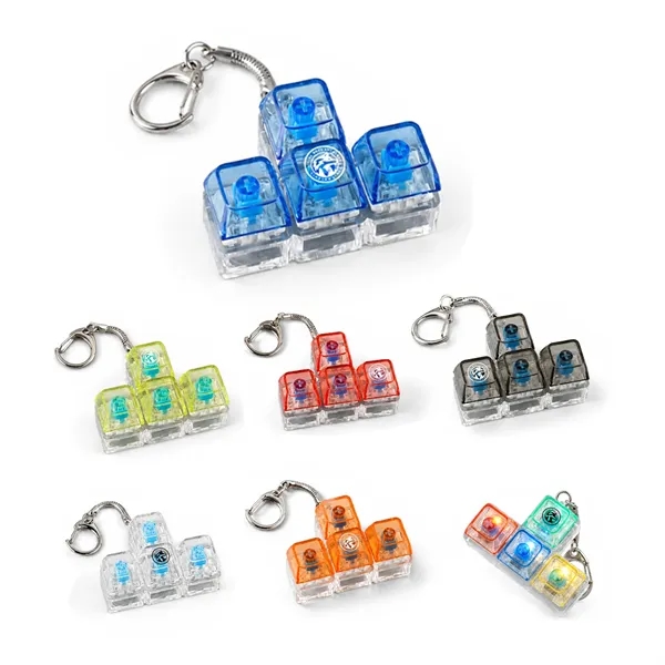 Keyboard Fidget Toy with Keychain
