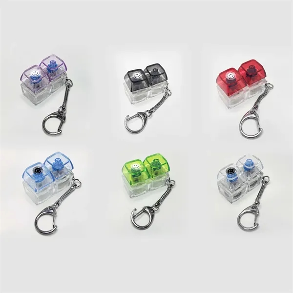 2-Key Fidget Led Keychain
