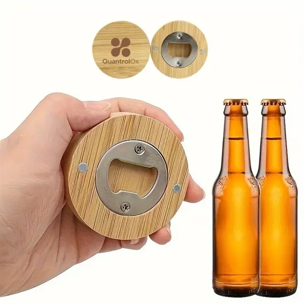 Bamboo Magnetic Bottle Opener