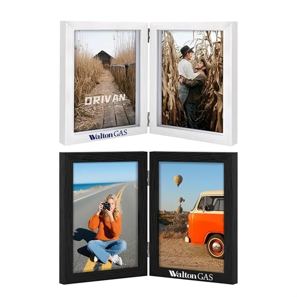Custom Two-Panel 4" X 6" Photo Frame