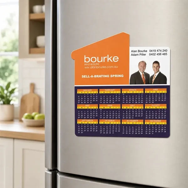 Custom Shape Magnetic Fridge Calendar