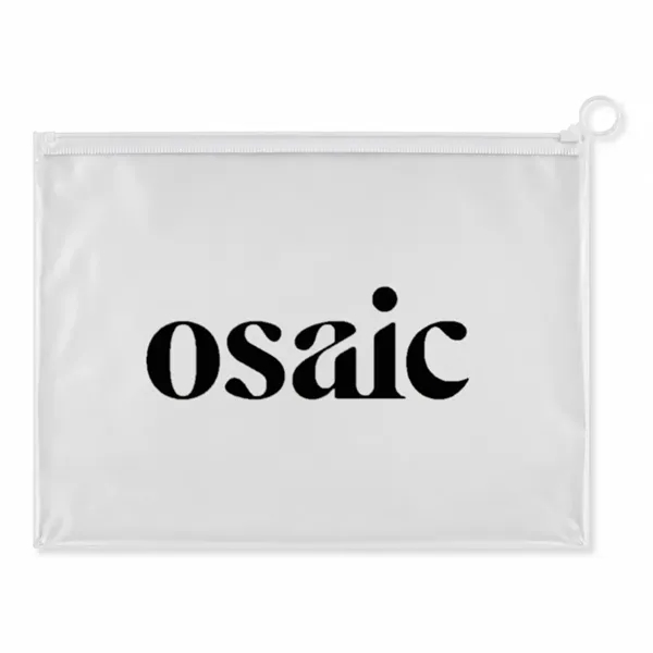 A4 Clear Zipper Pouch