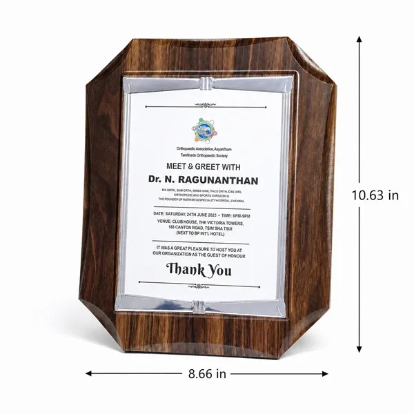 Custom Custom Wood Recognition Plaque