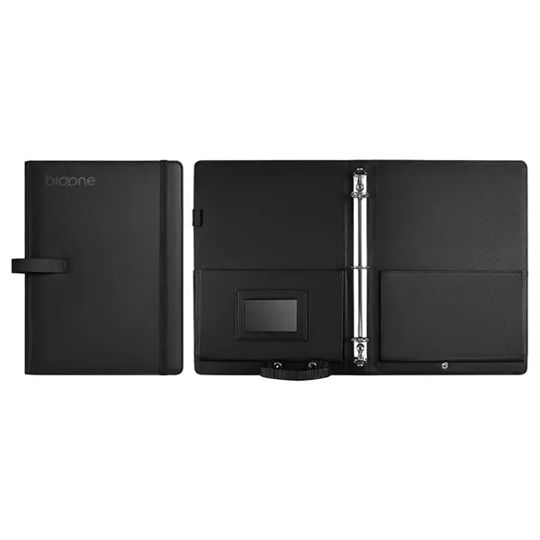 Leather 2 Ring Binder Portfolio Folder