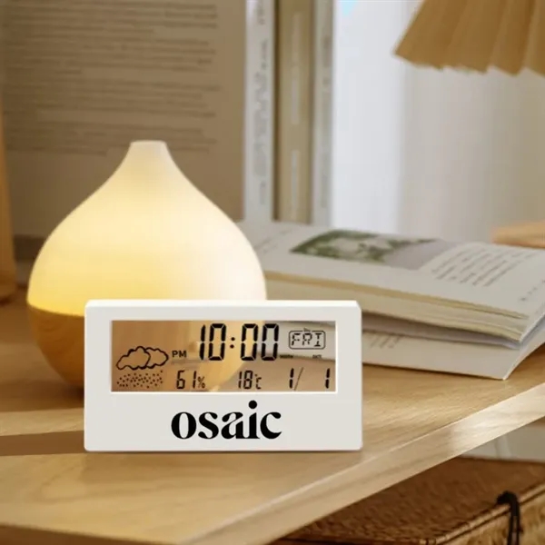 Transparent Weather Clock