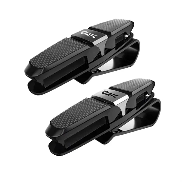 Carbon Fiber Car Visor Sunglasses Clip