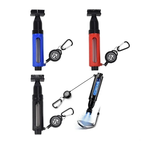 Retractable Golf Club Cleaning Brush