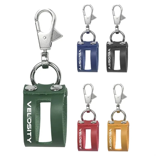 PU Leather Golf Ball Holder