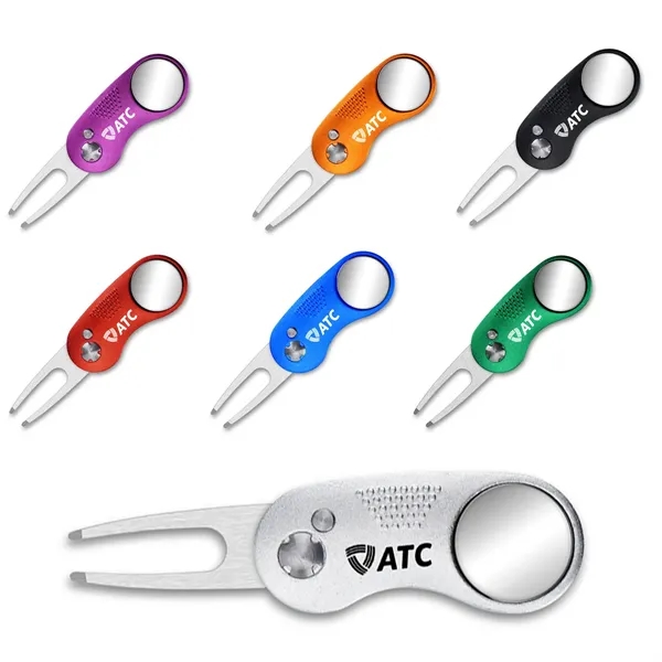 Golf Divot Tool With Removable Marker