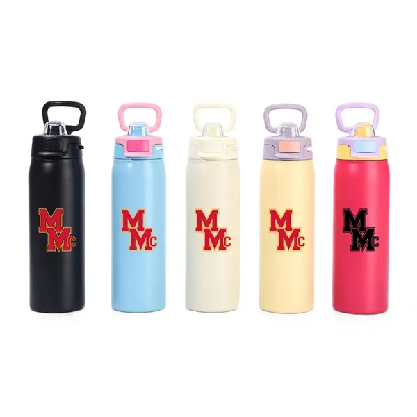 Custom Insulated Water Bottle With Handle 22OZ