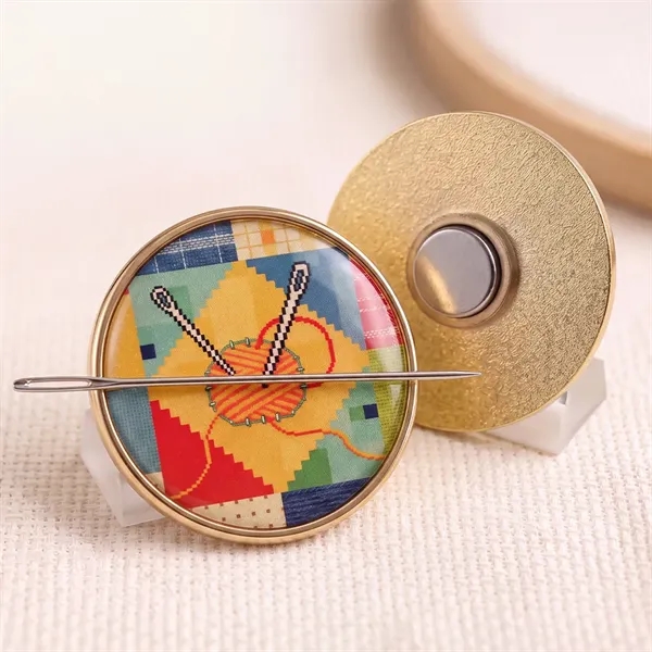 Custom Transparent UV Printed Needle Minders