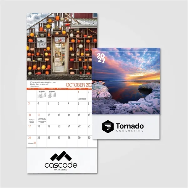 2027 Scenic Mini Wall Calendar
