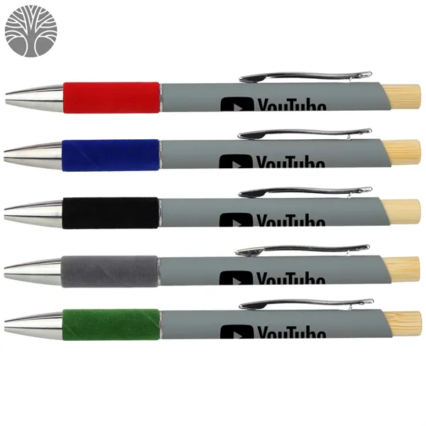 Recycled Aluminum Pen Featuring a Velvet Grip