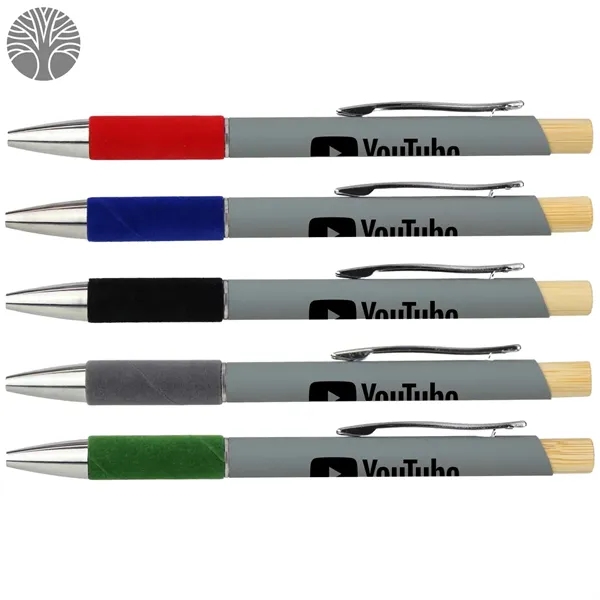 Recycled Aluminum Pen Featuring a Velvet Grip