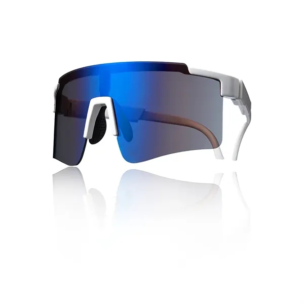 Brandon UV400 Sports Shield Sunglasses