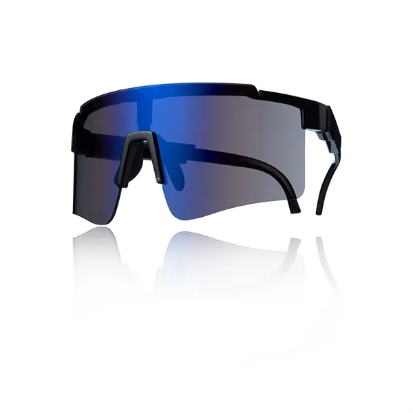 Brandon UV400 Sports Shield Sunglasses