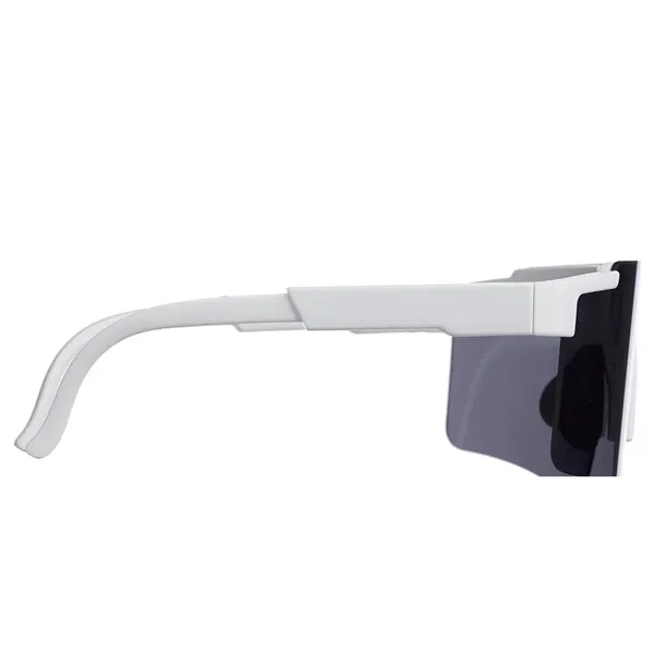 Brandon UV400 Sports Shield Sunglasses