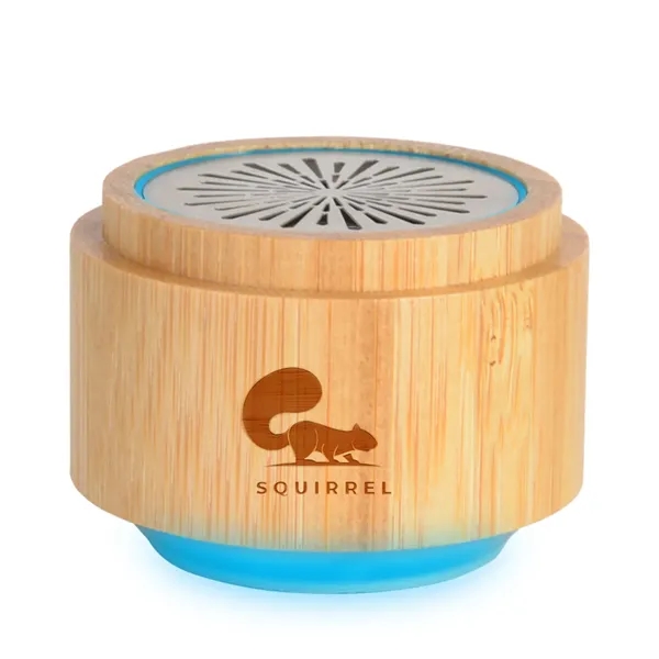 Bamboo Light-up  Wireless Speaker