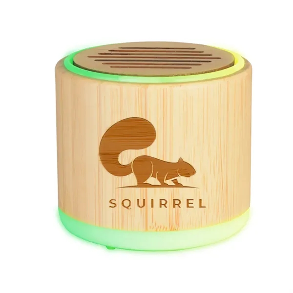 Bamboo Light-up  Wireless Speaker