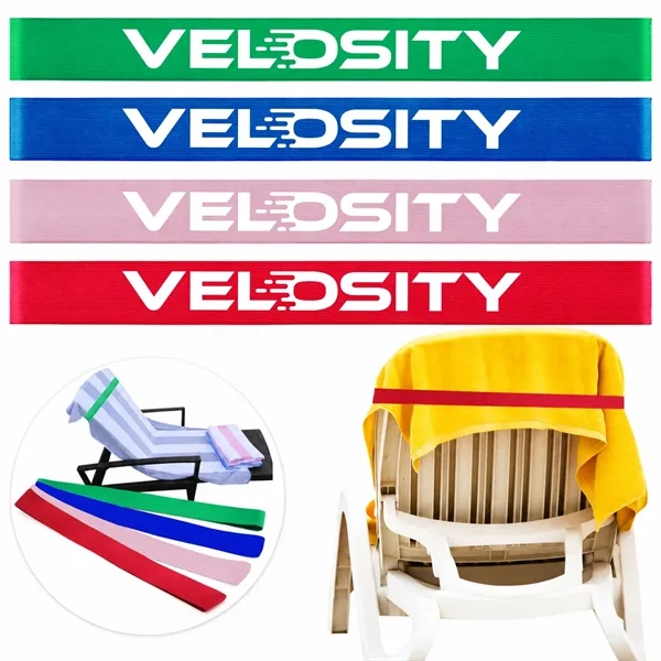 Elastic Lounge Chair Towel Straps