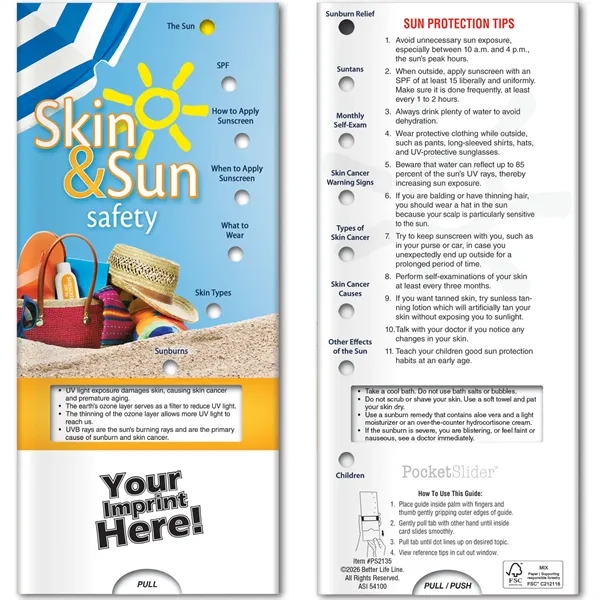 Pocket Slider™ - Skin & Sun Safety
