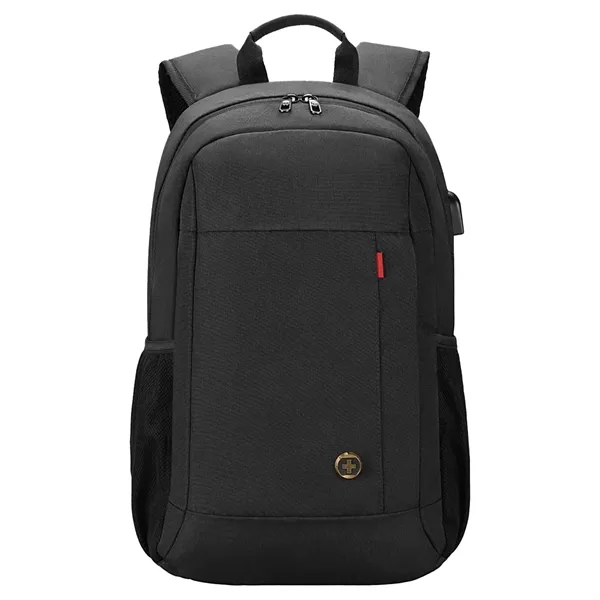 SwissDigital® ARBON RFID Travel Business Backpack