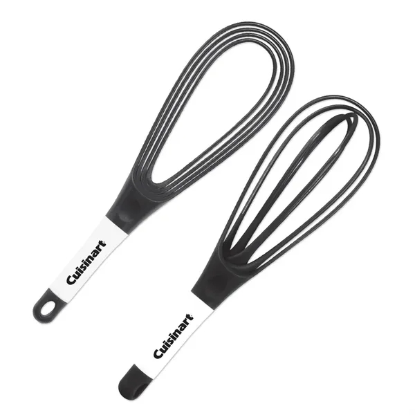 Black Collapsible Plastic Whisk