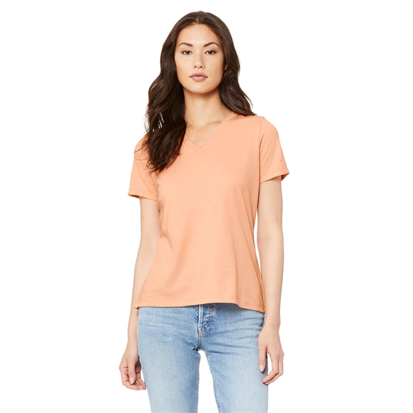 Bella + Canvas Ladies' Relaxed Jersey V-Neck T-Shirt - Bella + Canvas Ladies' Relaxed Jersey V-Neck T-Shirt - Image 46 of 218