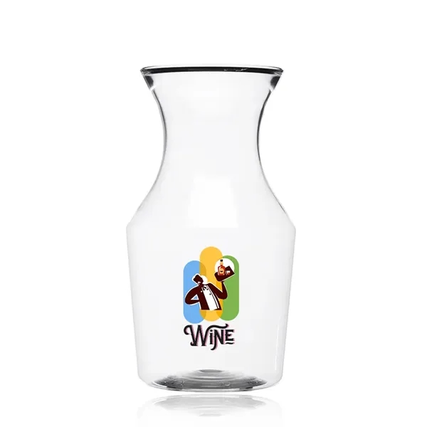 12 oz. Plastic Disposable Wine Carafe with Lid - 12 oz. Plastic Disposable Wine Carafe with Lid - Image 3 of 12