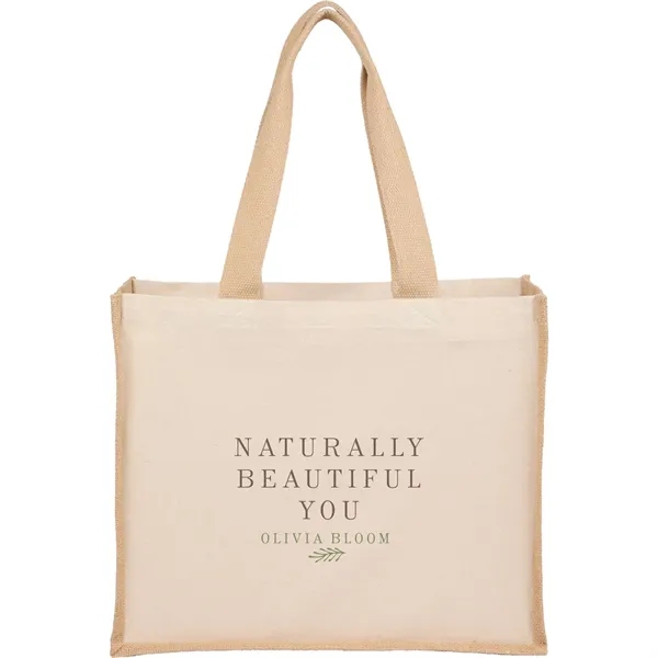 Sol Recycled Cotton & Jute Shopper Tote