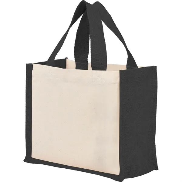 Custom Sol Recycled Cotton & Jute Gift Tote