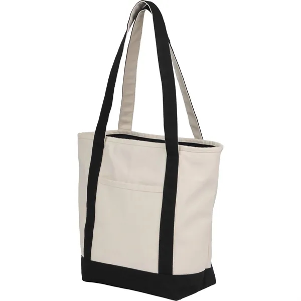 Custom Recycled 12oz Zip Top Canvas Tote