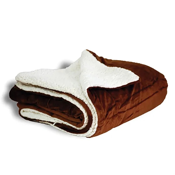 Mink Sherpa Blanket - Mink Sherpa Blanket - Image 2 of 11