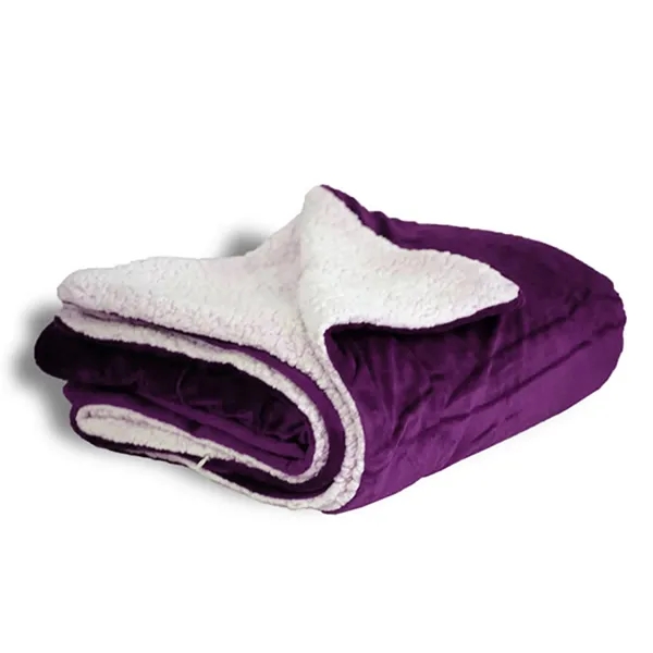 Mink Sherpa Blanket - Mink Sherpa Blanket - Image 8 of 11