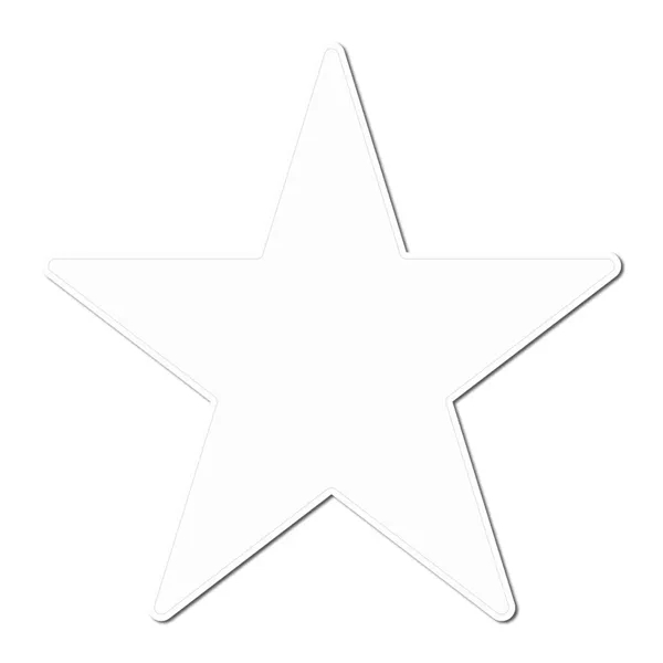 3" x 3" Stock-Shaped Sticker