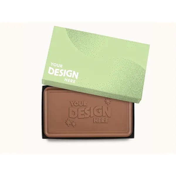 Mighty 8oz Engraved Chocolate Bar w/ Luxury Custom Packaging