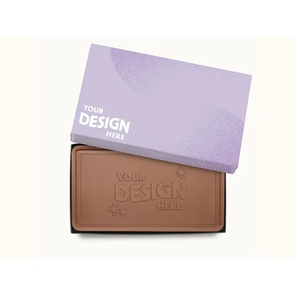 Custom Giant 2lb. Engraved Chocolate Bar w/ Luxury Custom Packaging