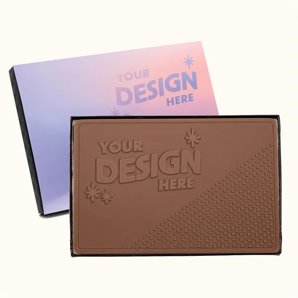 3oz. Chocolate Bar with 4"x6" Gift Box