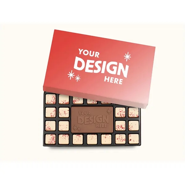 Custom 23-Piece Peppermint Bark Gift Set with Luxury Packaging