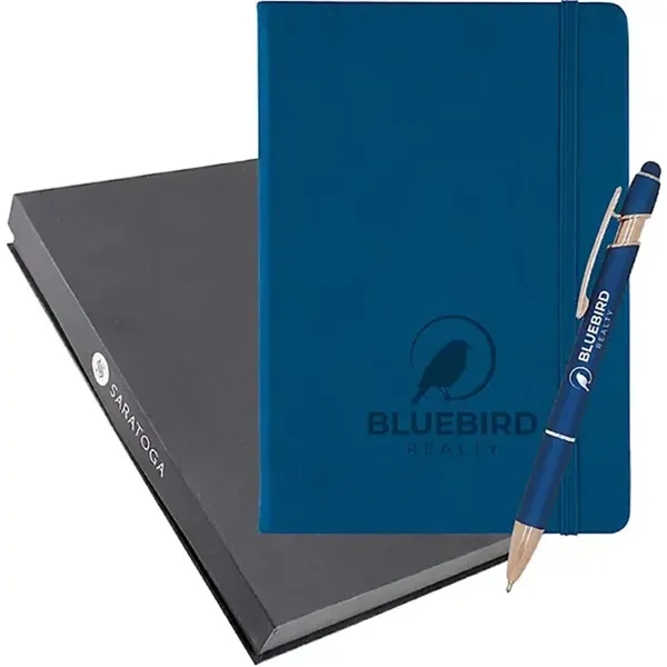 Custom Bella Luna Ultima Journal Gift Set - Debossed