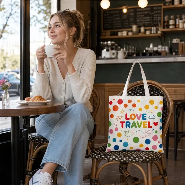 All Over Print 12Oz Canvas Shopping Tote Bag