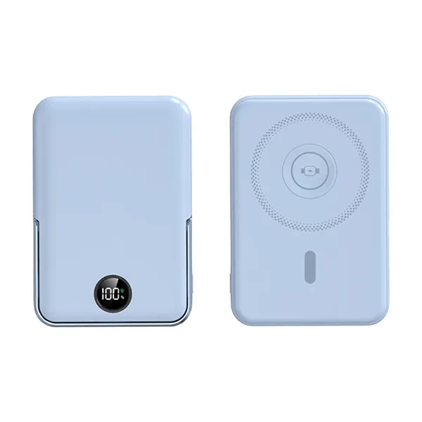 10000 mAh Power Bank & wireless charger w/ Phone Stand
