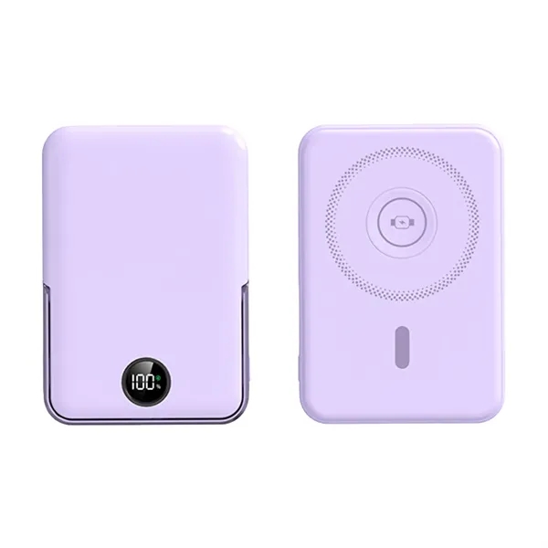10000 mAh Power Bank & wireless charger w/ Phone Stand