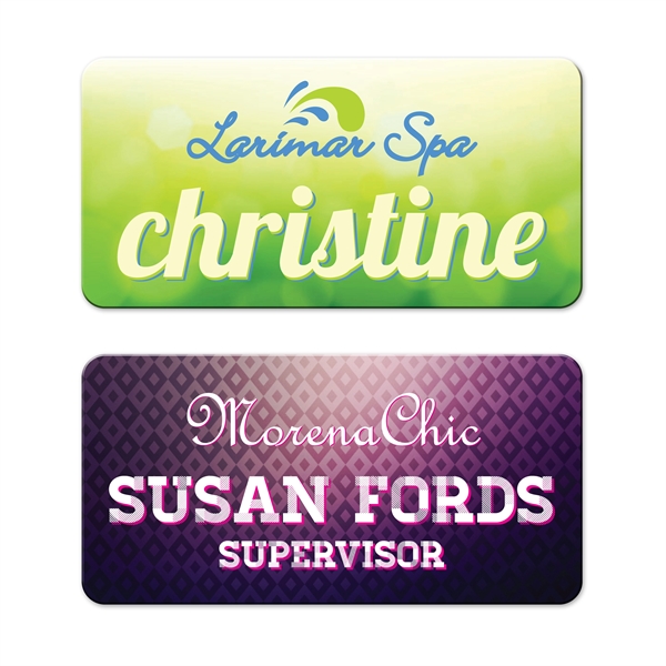 Custom Rectangle Name Tag