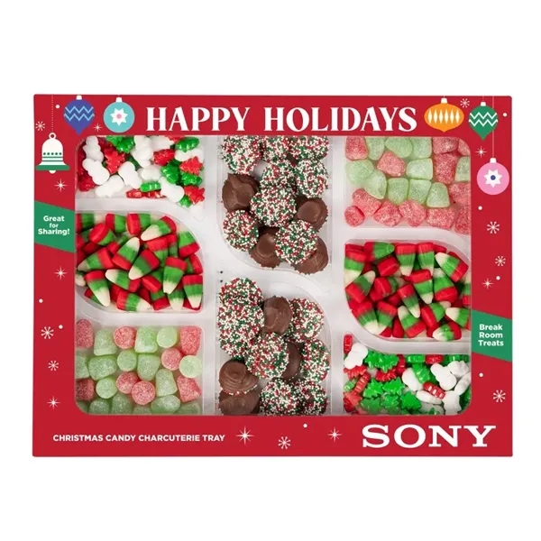 Holiday Treats Charcuterie Tray in Custom Box