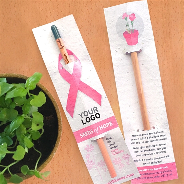Seeds Of Hope Sprout Pencil With Wildflower Paper - Seeds Of Hope Sprout Pencil With Wildflower Paper - Image 0 of 1