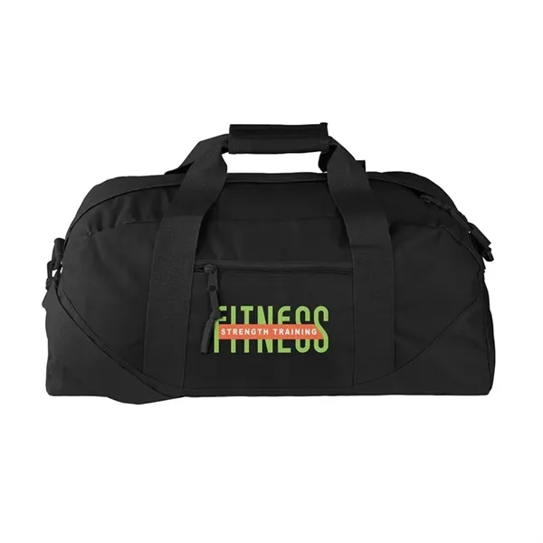 Custom Field Recycled Large Square Duffel
