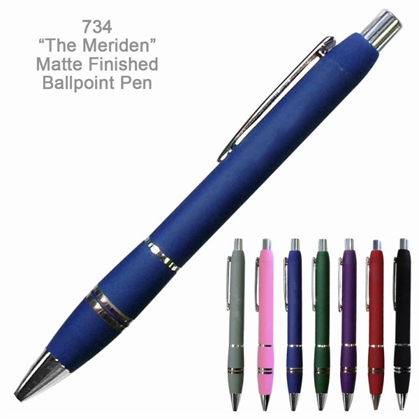 Popular & Stylish Meriden Matte Finished Ballpoint Pen - Popular & Stylish Meriden Matte Finished Ballpoint Pen - Image 2 of 7