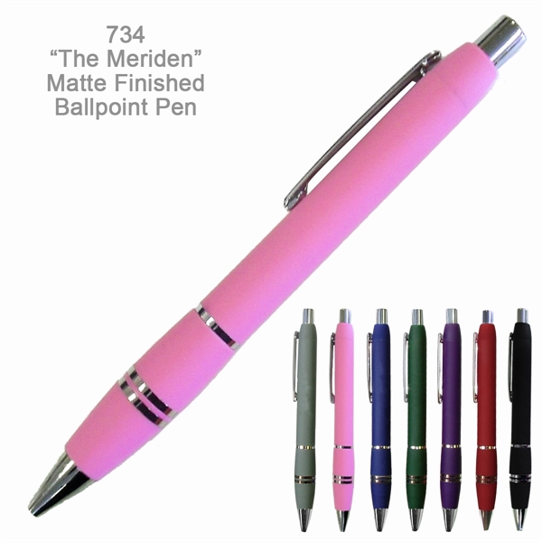 Popular & Stylish Meriden Matte Finished Ballpoint Pen - Popular & Stylish Meriden Matte Finished Ballpoint Pen - Image 5 of 7